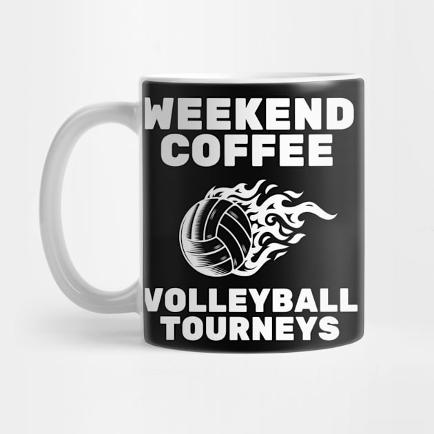 Vintage Weekend Coffee and Volleyball Moms by Orth